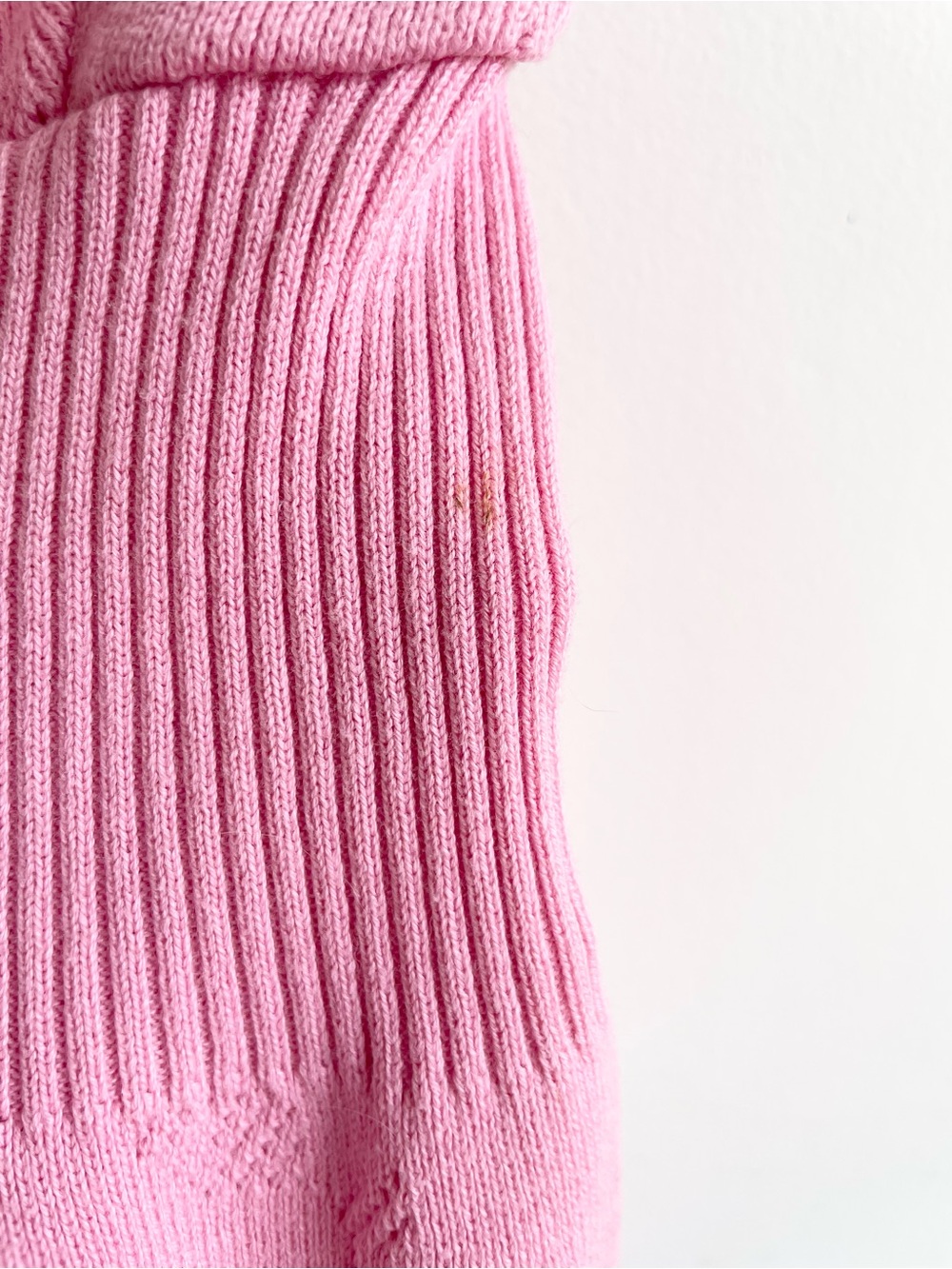 Vintage Betsey Johnson Pink Corset Knit Babydoll Cami Top S 100% Cotton Y2K - Picture 4 of 7